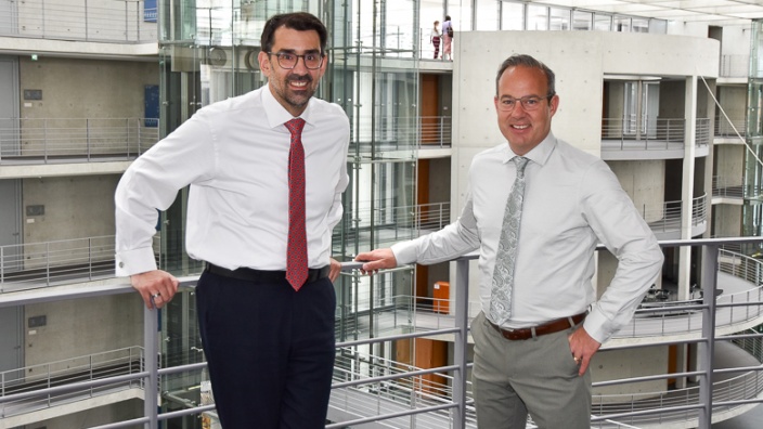 Zu Besuch in dieser Woche Staatssekretär und Landtagskollege Raimund Haser