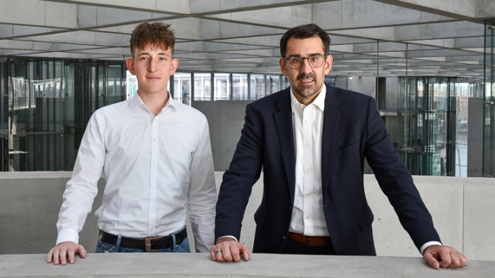 Praktikant in dieser Woche Jakob May aus Alleshausen